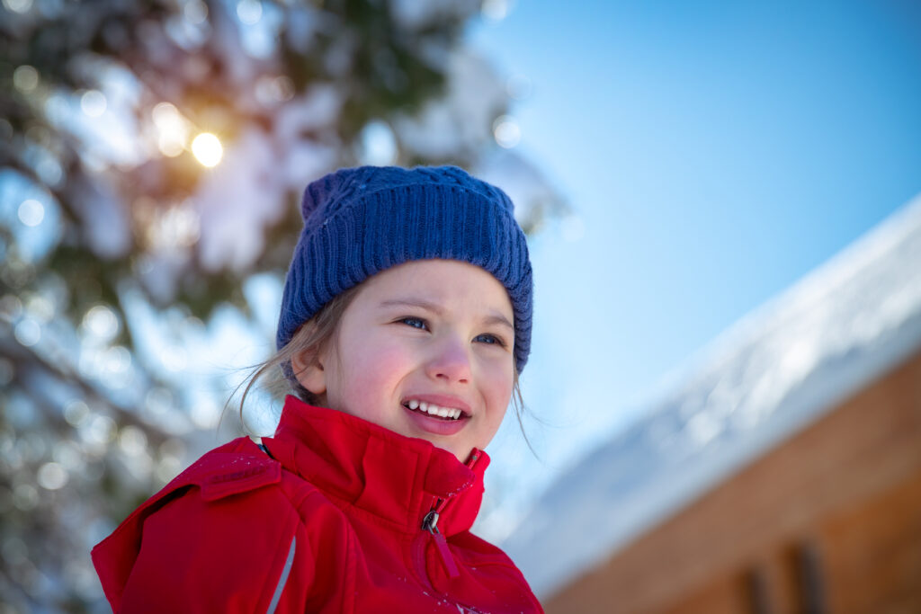 Cute little girl outdoors